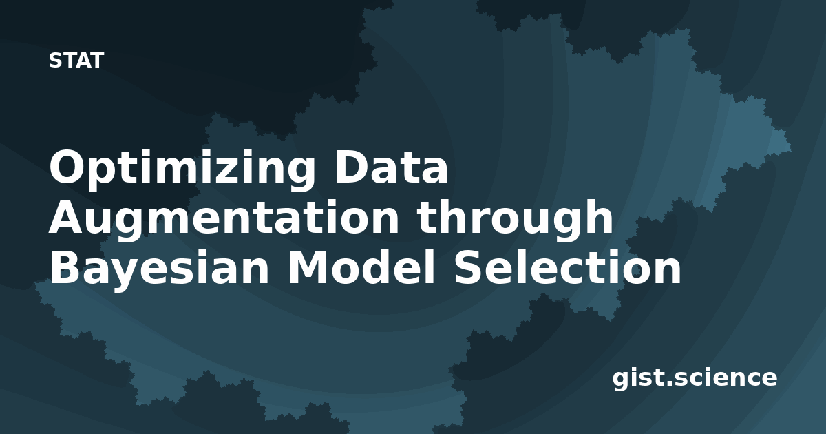 Optimizing Data Augmentation through Bayesian Model… — Plain-Language ...